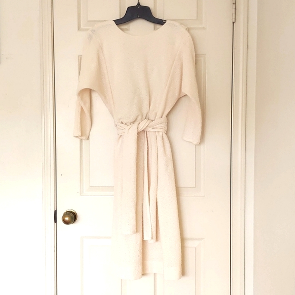 NWOT. Vintage Toni Todd Midi Dress with back design.